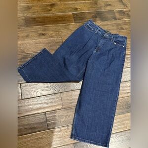 Like-New BANANA Republic WIDE Leg HI RISE Crop JEANS